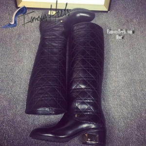 Christian Dior Black Leather Boot 2